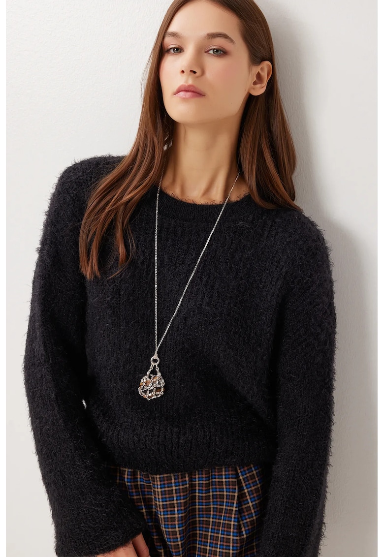 Pulover dama Happiness Istanbul - negru - One Size