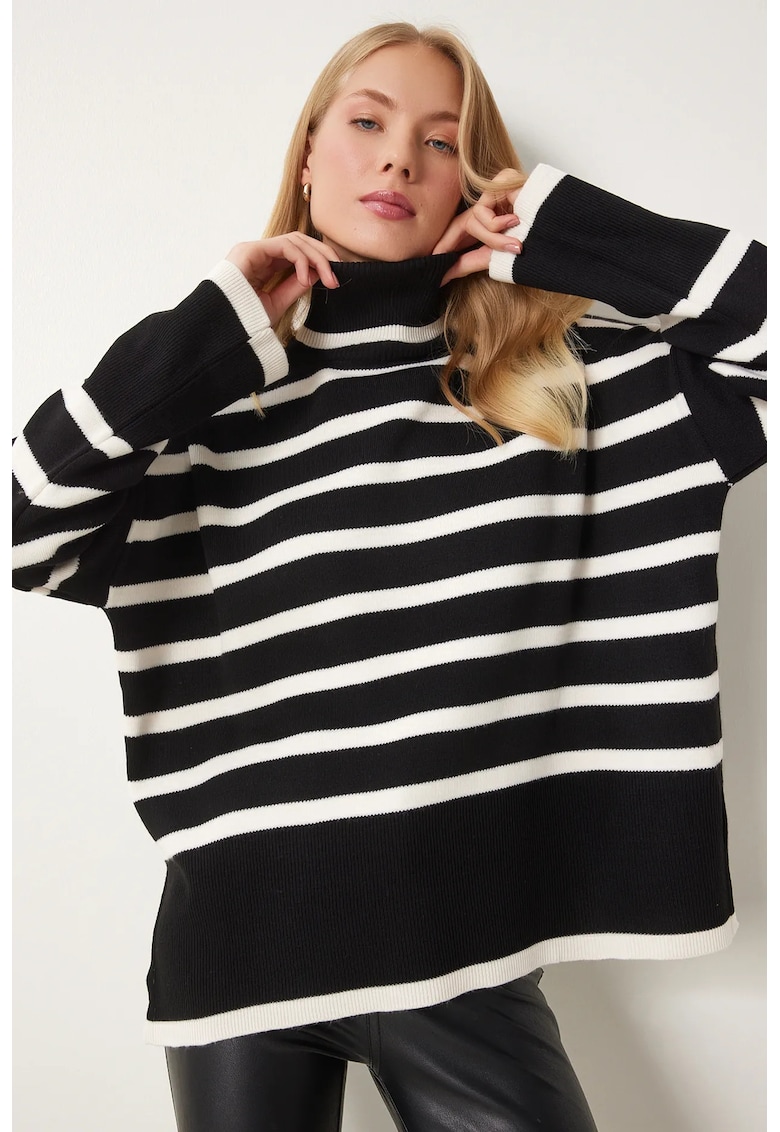 Pulover dama Happiness Istanbul - negru - One Size