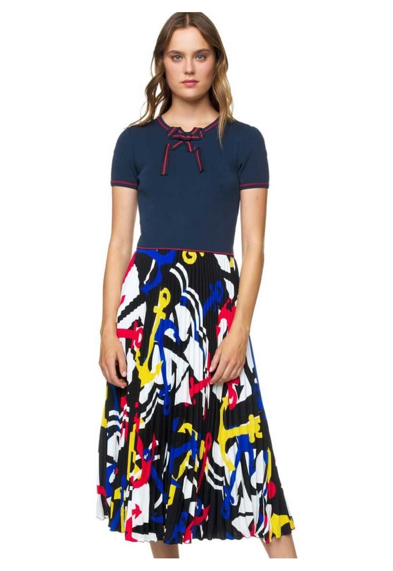 Rochie Midi cu aspect 2in1 -