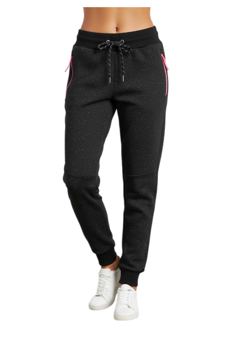 Pantaloni de trening cu snur in talie -