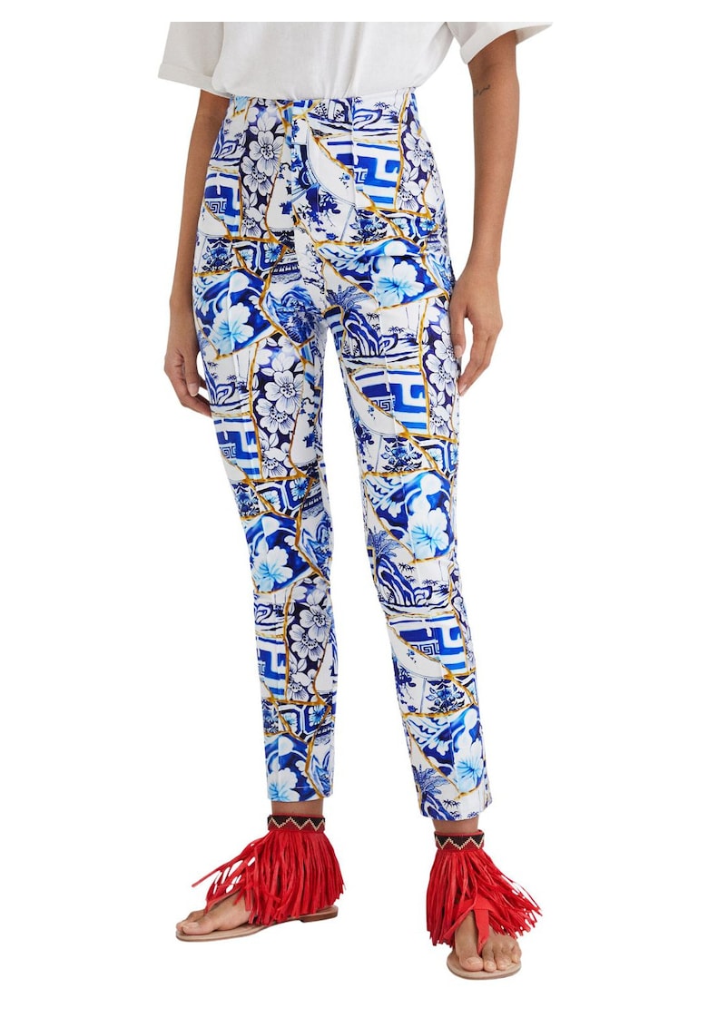 Pantaloni crop slim fit Stella Jean -