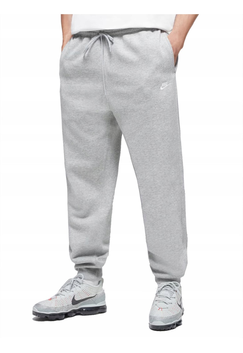 Pantaloni de trening cu logo si snur de ajustare - Gri