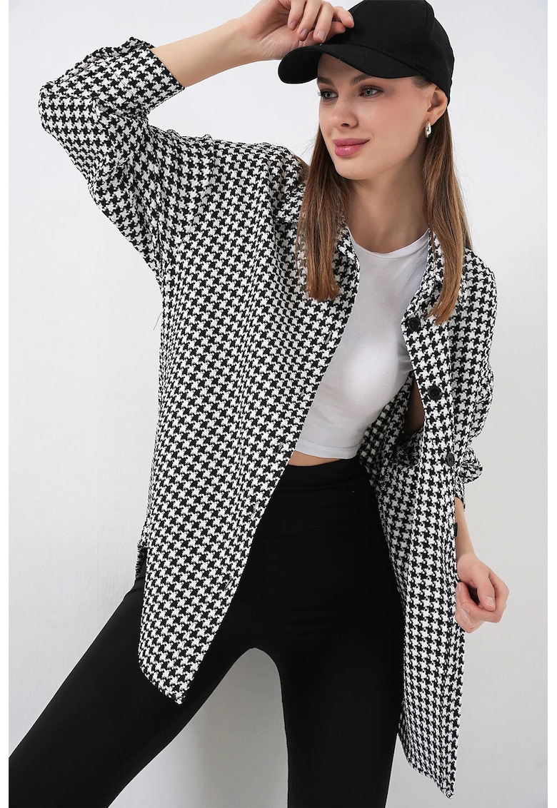 Camasa Regular Fit - negru - textil