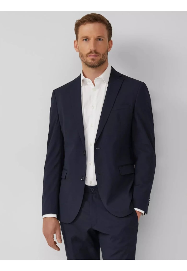 Sacou elegant barbati - croiala Slim fit - Bleumarin inchis