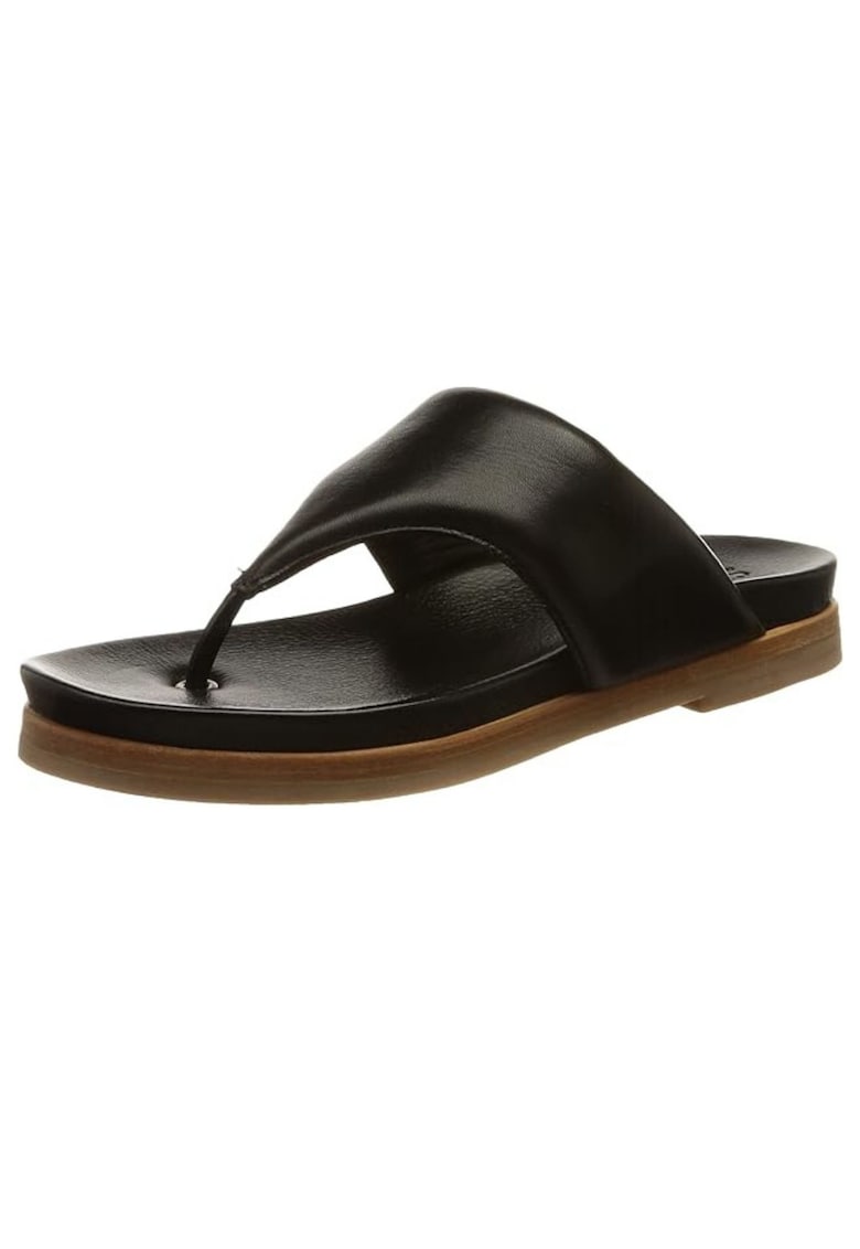 Slapi din piele uni -