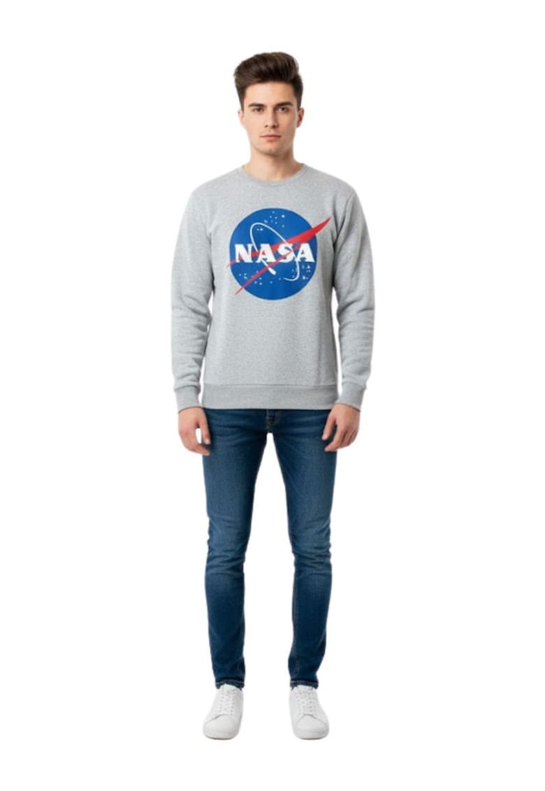 Bluza sport cu imprimeu Nasa Rocket -