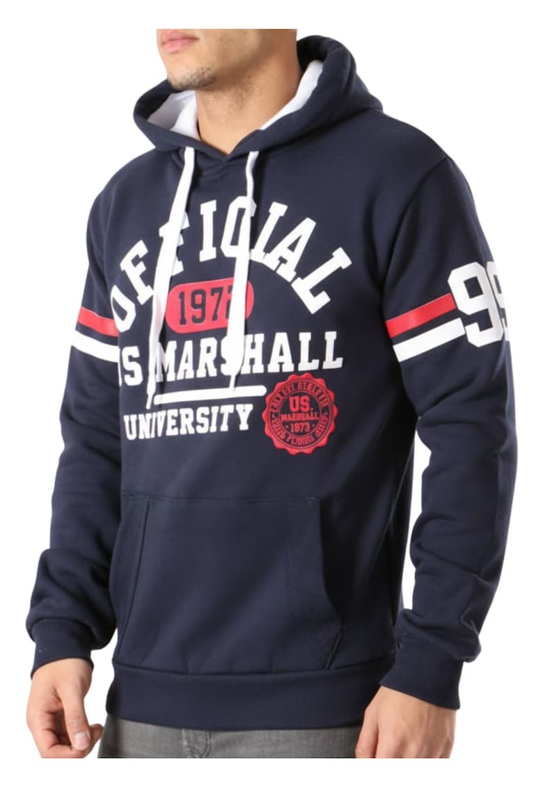 US.Marshall - Hanorac cu imprimeu logo si fleece Gadryshall