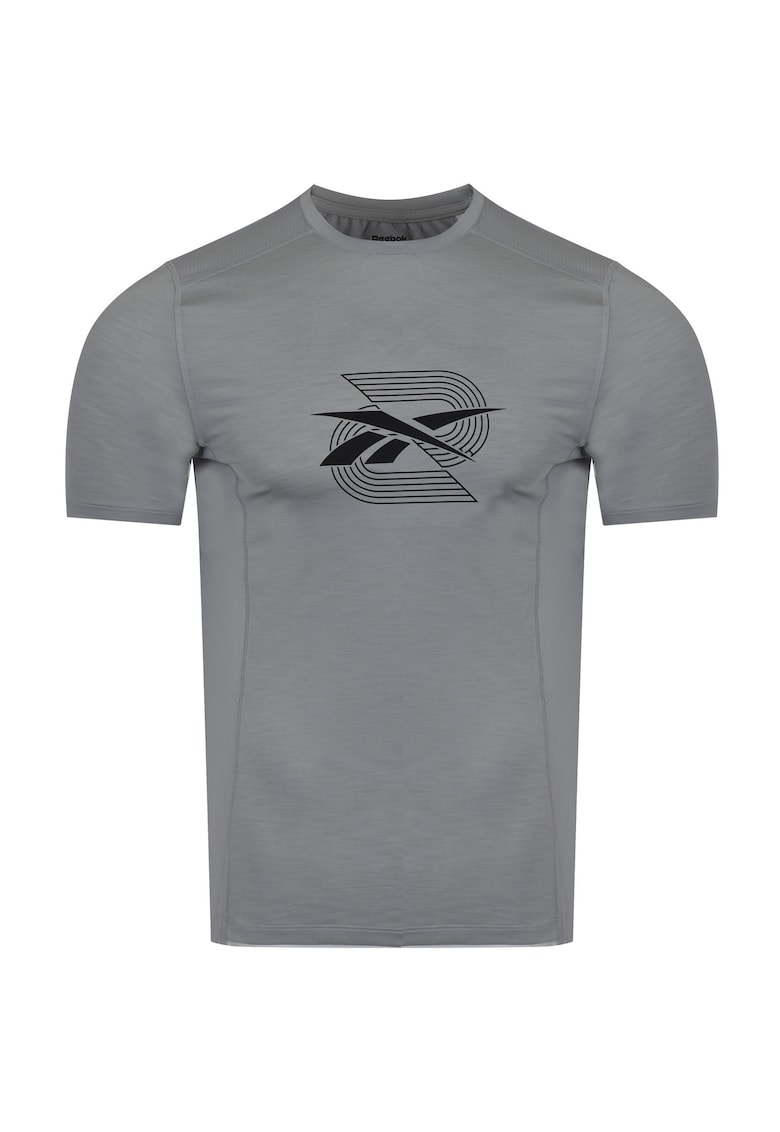 Tricou sport pentru barbat TS AC Graphic - poliester/elastan - gri