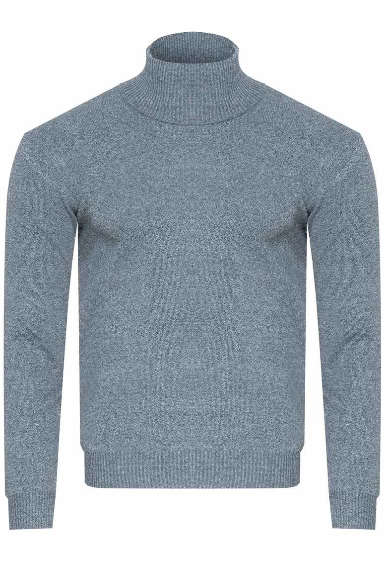 Pulover barbati - S8526 - guler rulat - gri deschis - fabrica originala