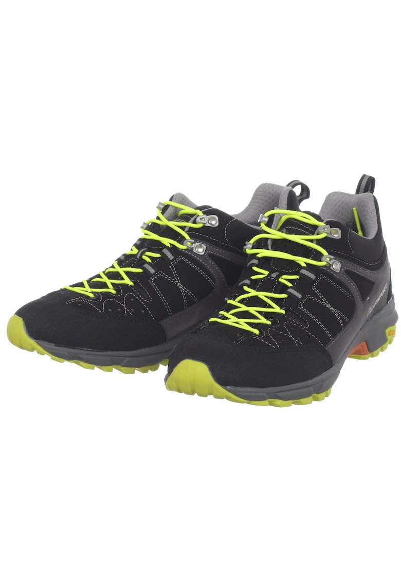 Pantofi sport dama pentru trekking - negru/galben -