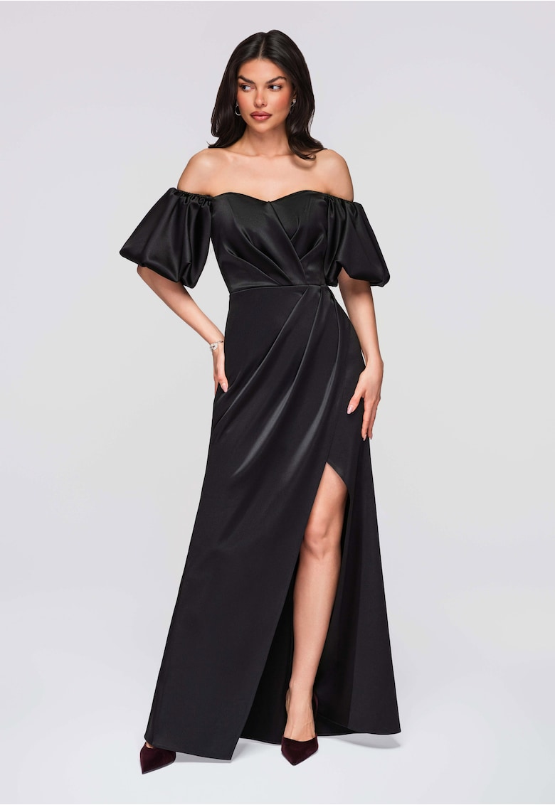 Rochie de seara maxi LA-OM-DLR270 - Negru