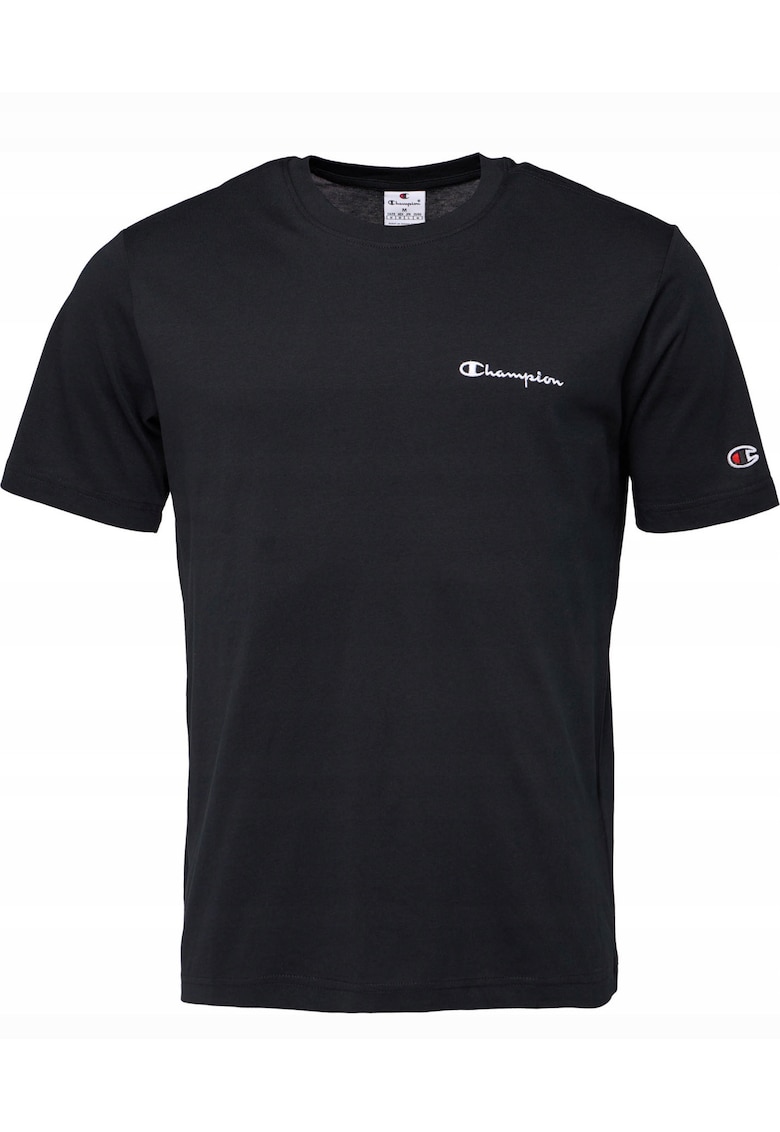 Tricou barbatesc bumbac - maneca scurta - negru