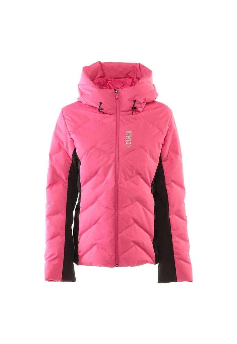 Jacheta schi dama Stretch - Negru/Roz