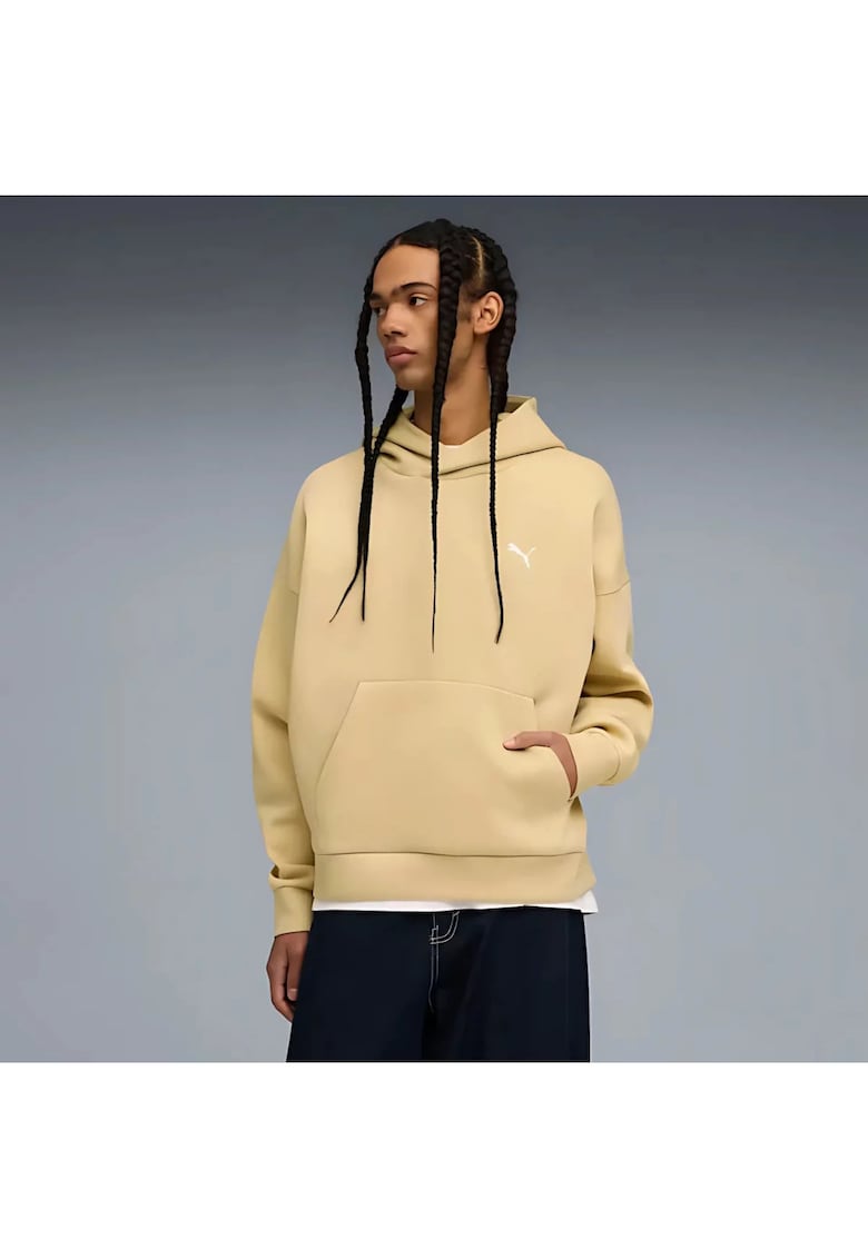 Hanorac barbati - boxy fit - galben