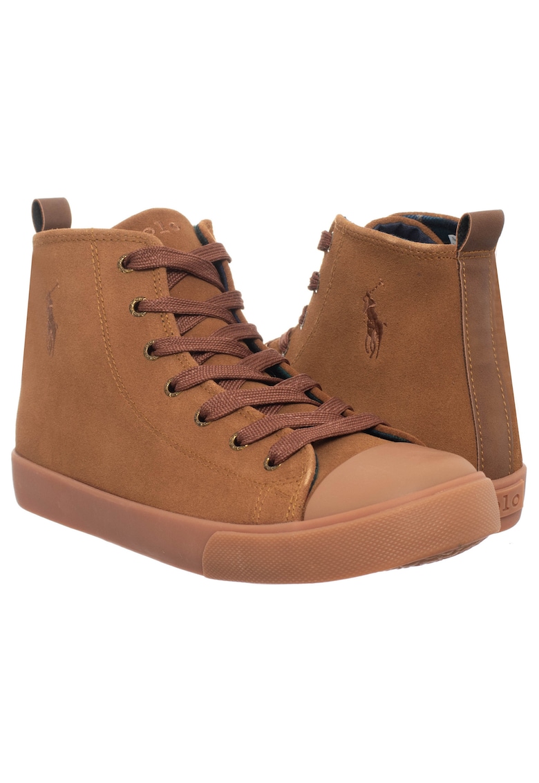 Tenisi dama - piele naturala/sintetic/textil - maro