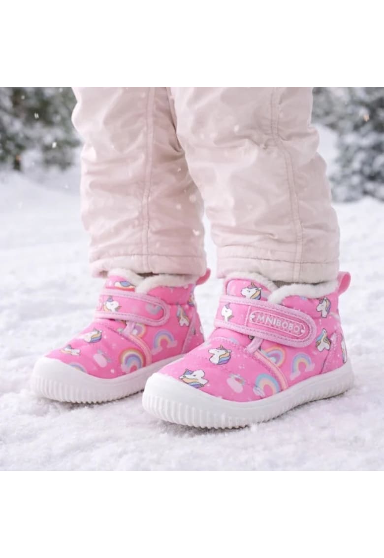 Ghete de iarna pentru copii - imprimeu unicorn - Multicolor