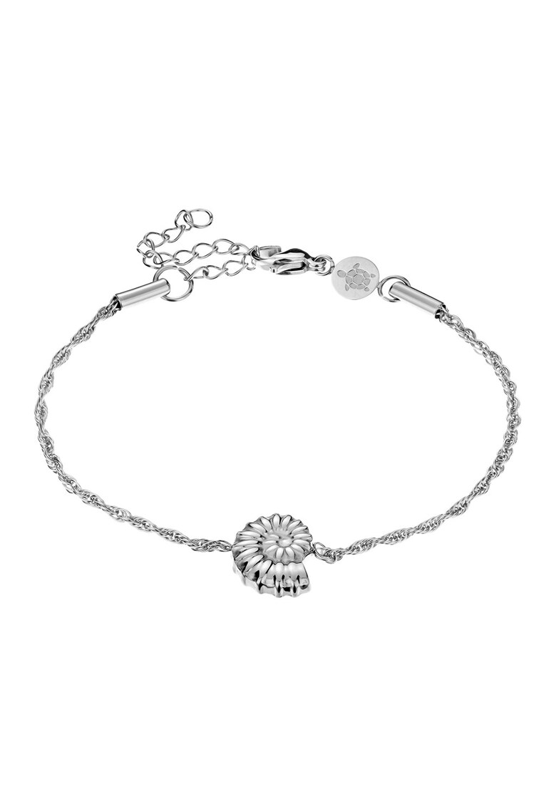 Bratara din otel inoxidabil decorata cu talisman Cael - Argintiu