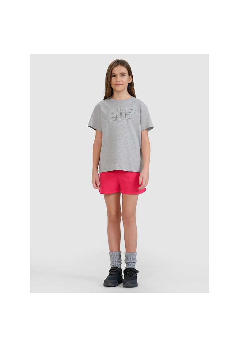 Pantaloni scurti copii - roz - poliester -