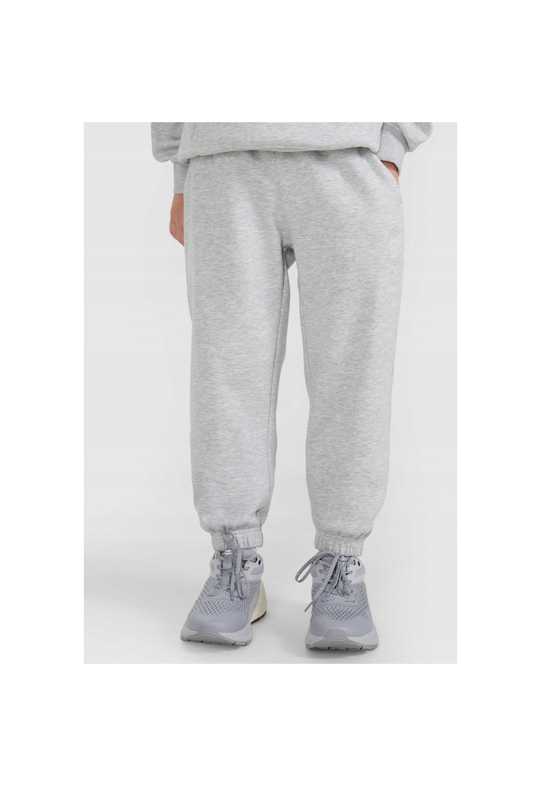 Pantaloni sport copii - jogger - gri - bumbac - pentru baieti