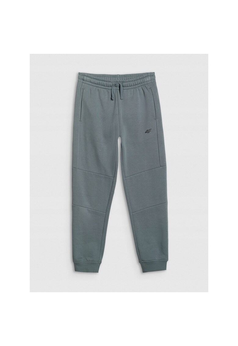 Pantaloni sport copii - jogger - verde - bumbac