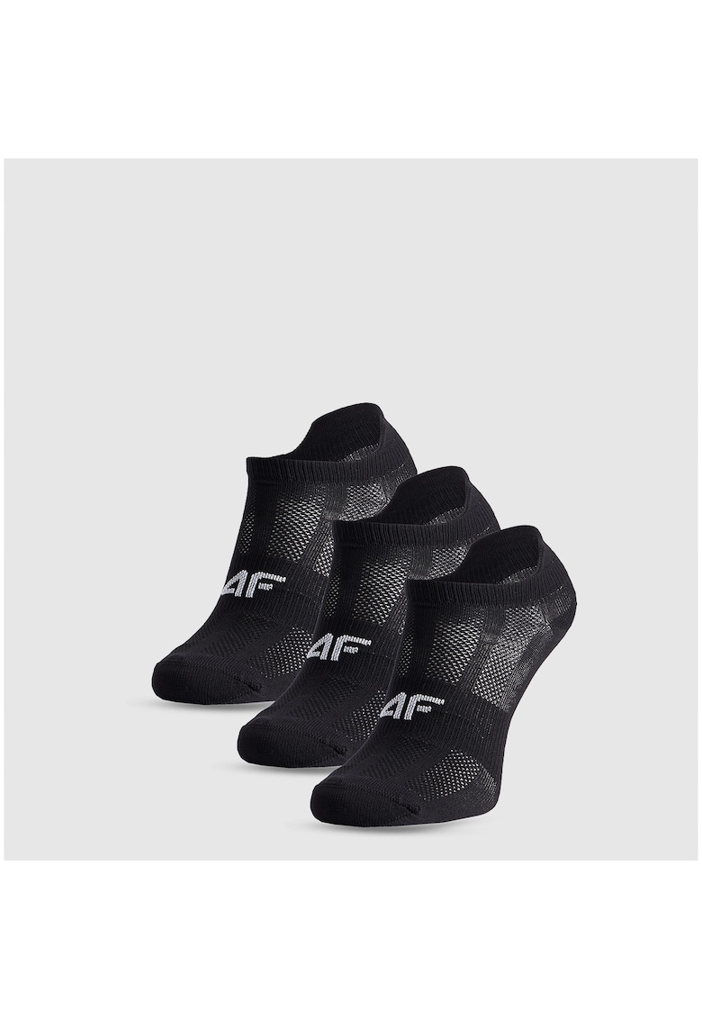 Sosete sport copii 3 perechi - negru - 38-40