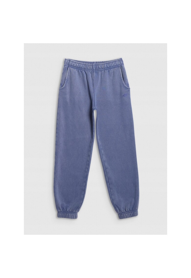 Pantaloni sport copii - albastru - bumbac -