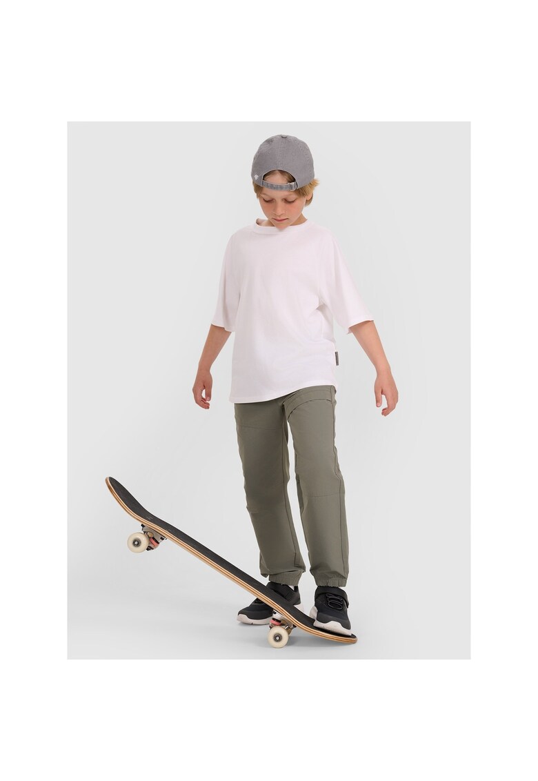 Pantaloni sport copii - jogger - gri - bumbac -