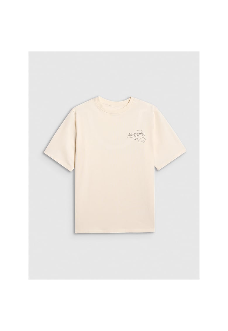 Tricou copii alb din bumbac - Alb
