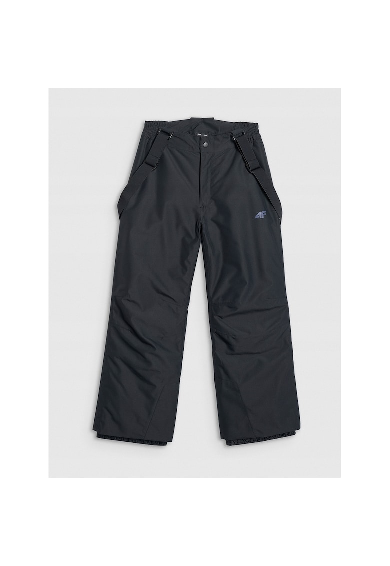 Pantaloni sport copii - schi - negru - poliester