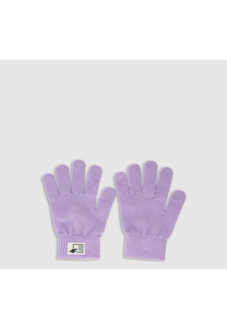 Manusi copii violet - L/XL - unisex - cu sistem touch screen