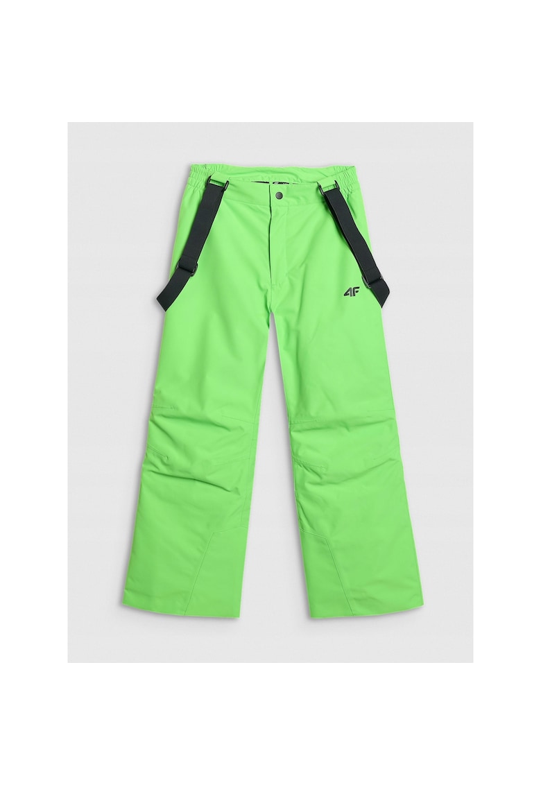 Pantaloni sport copii - schi - verde - poliester