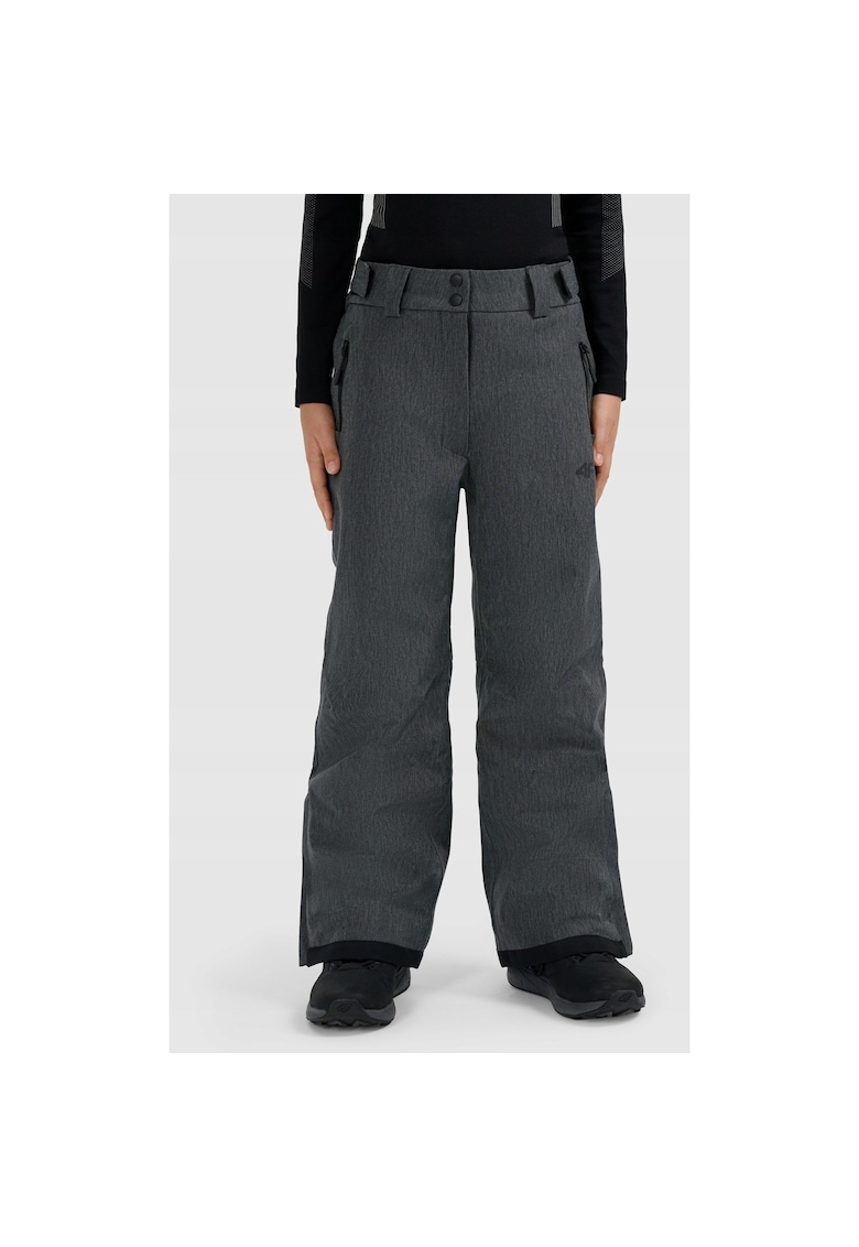 Pantaloni sport copii - snowboard - membrana 10000 - negru - poliester