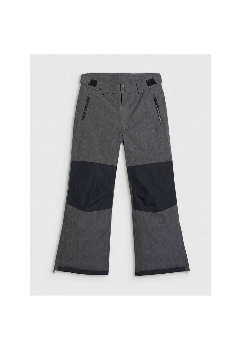 Pantaloni snowboard membrana 10000 - protectie - gri - poliester - junior
