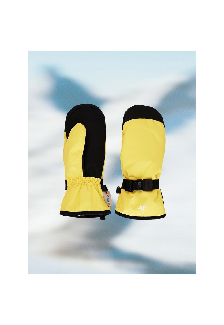 Manusi sport manusi de schi Thinsulate pentru baieti - galbene -