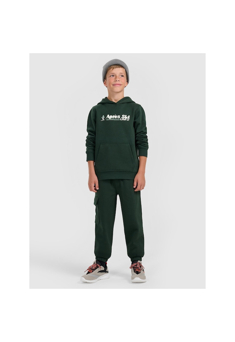 Pantaloni sport baieti - bumbac - verde