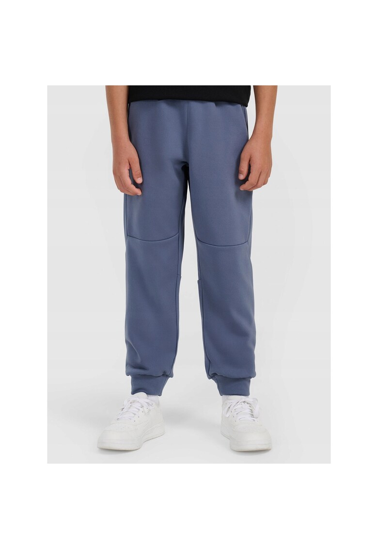 Pantaloni sport copii - joggeri - talie ajustabila - 2 buzunare - bleumarin - poliester