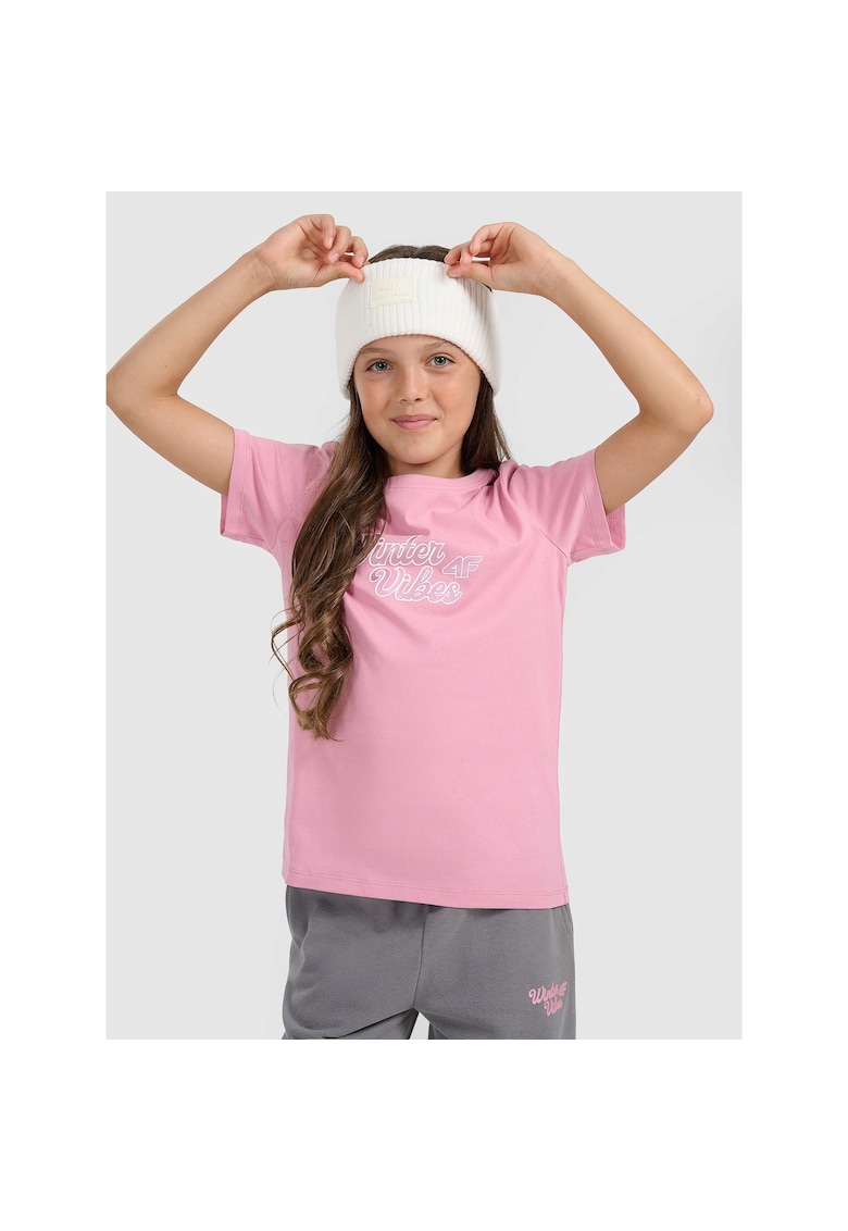 Tricou copii roz - bumbac - Roz