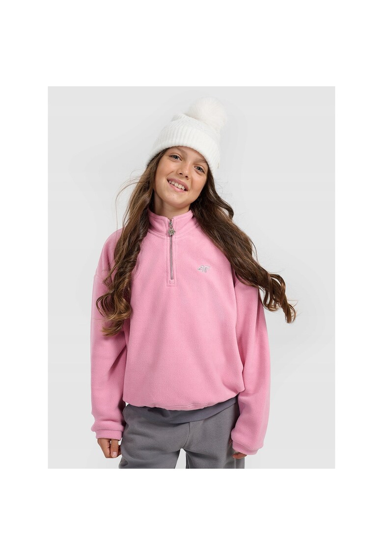 Hanorac copii oversize - roz - poliester - Roz