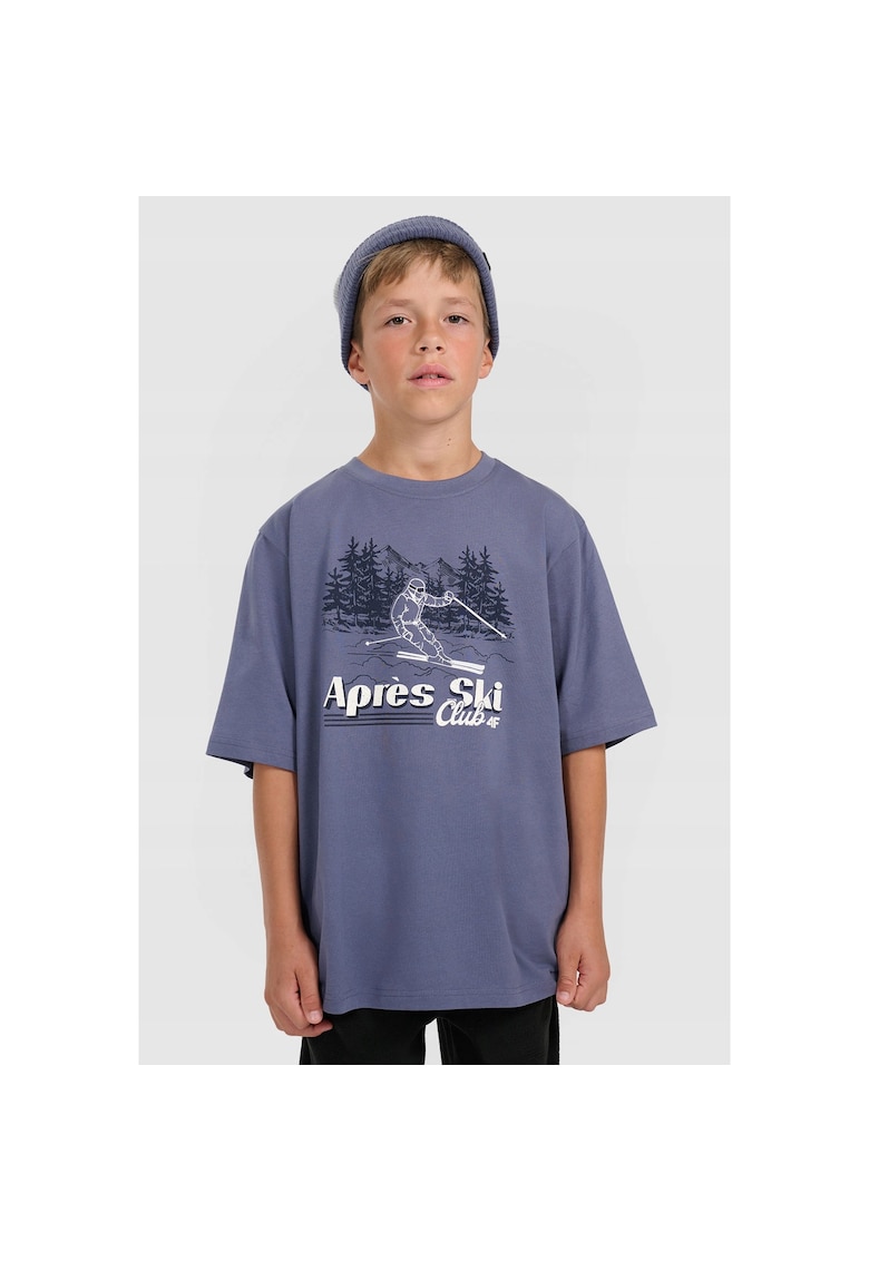 Tricou copii lejer bleumarin bumbac - Albastru