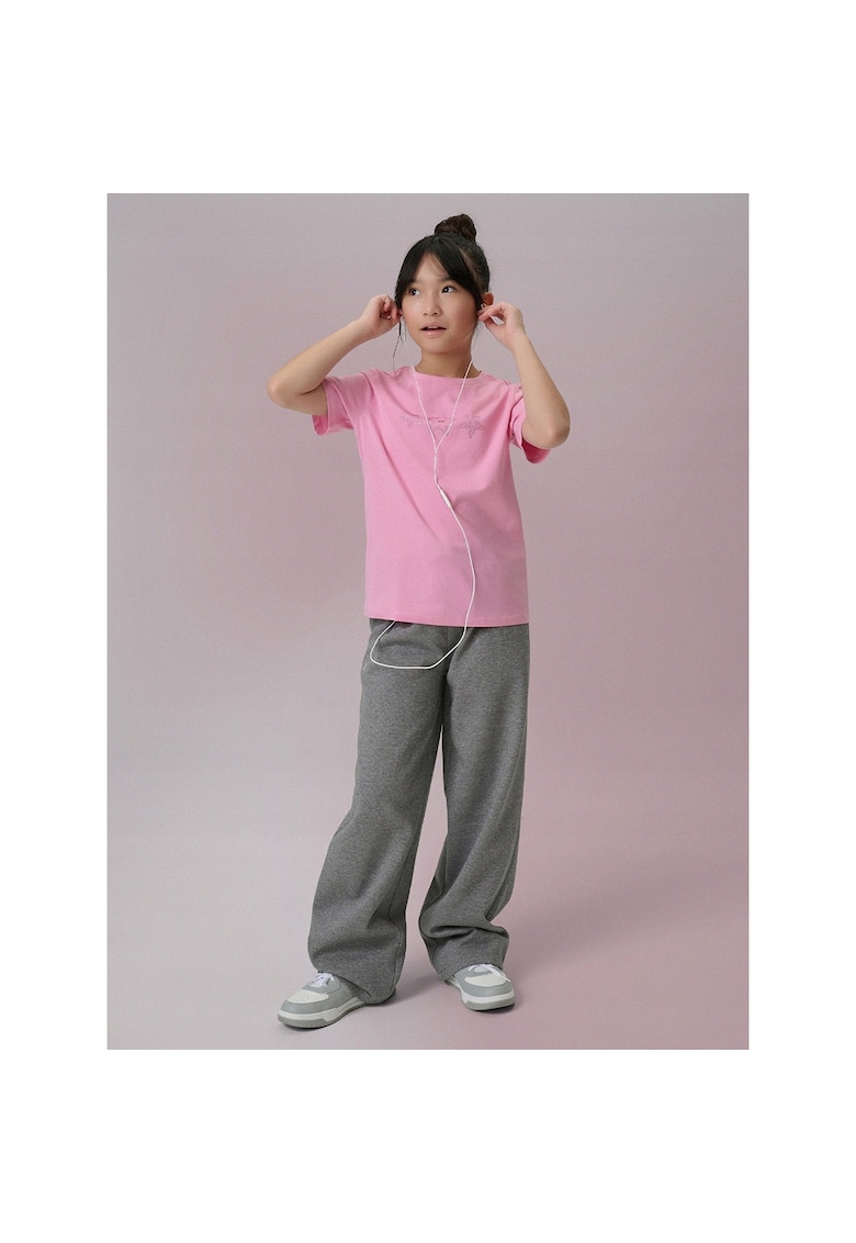 Tricou copii - regular - bumbac - roz