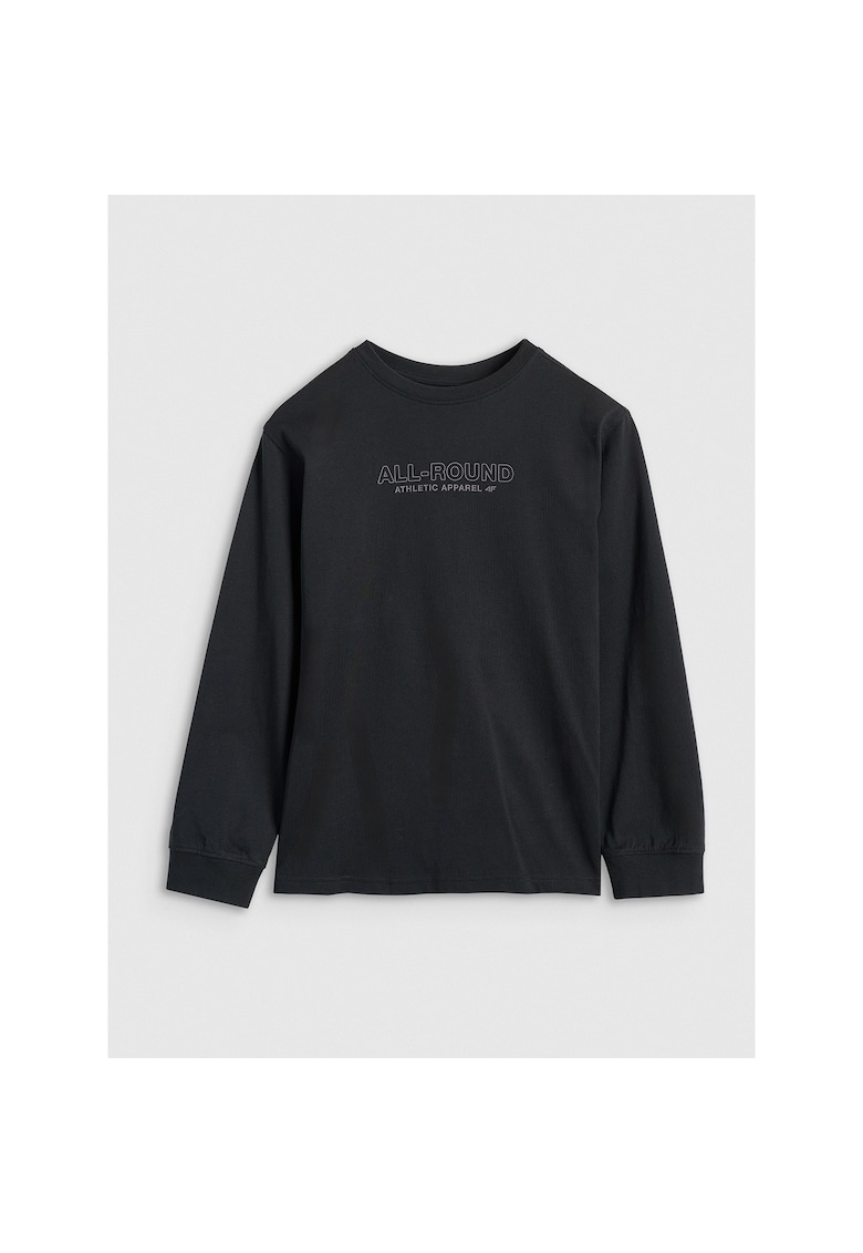 Bluza baieti JWAW25TLONM485-20S - 4F - Bumbac - Negru