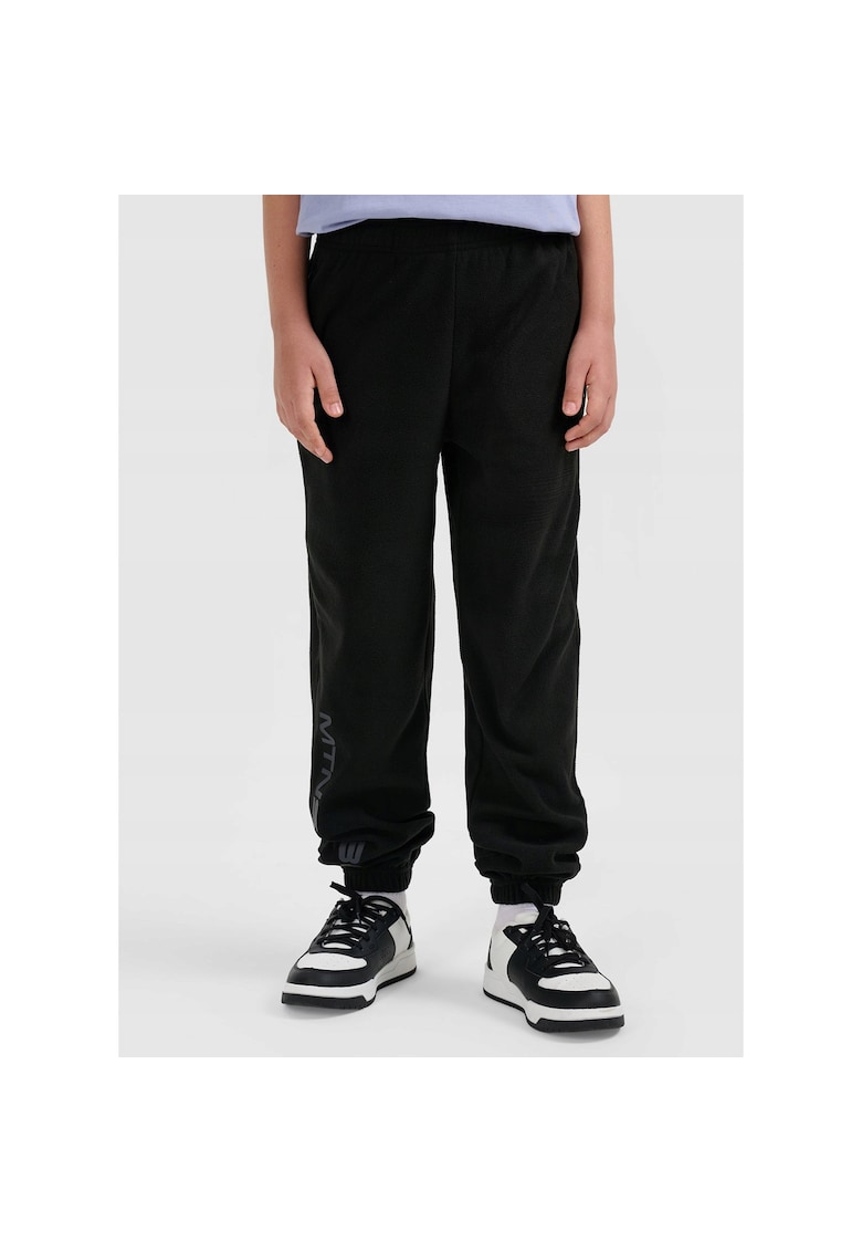 Pantaloni sport baieti - poliester - negri