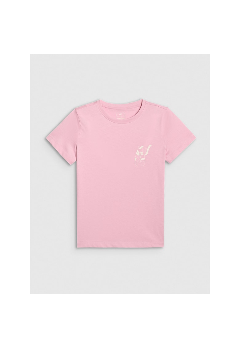 Tricou copii - regular fit - roz - bumbac