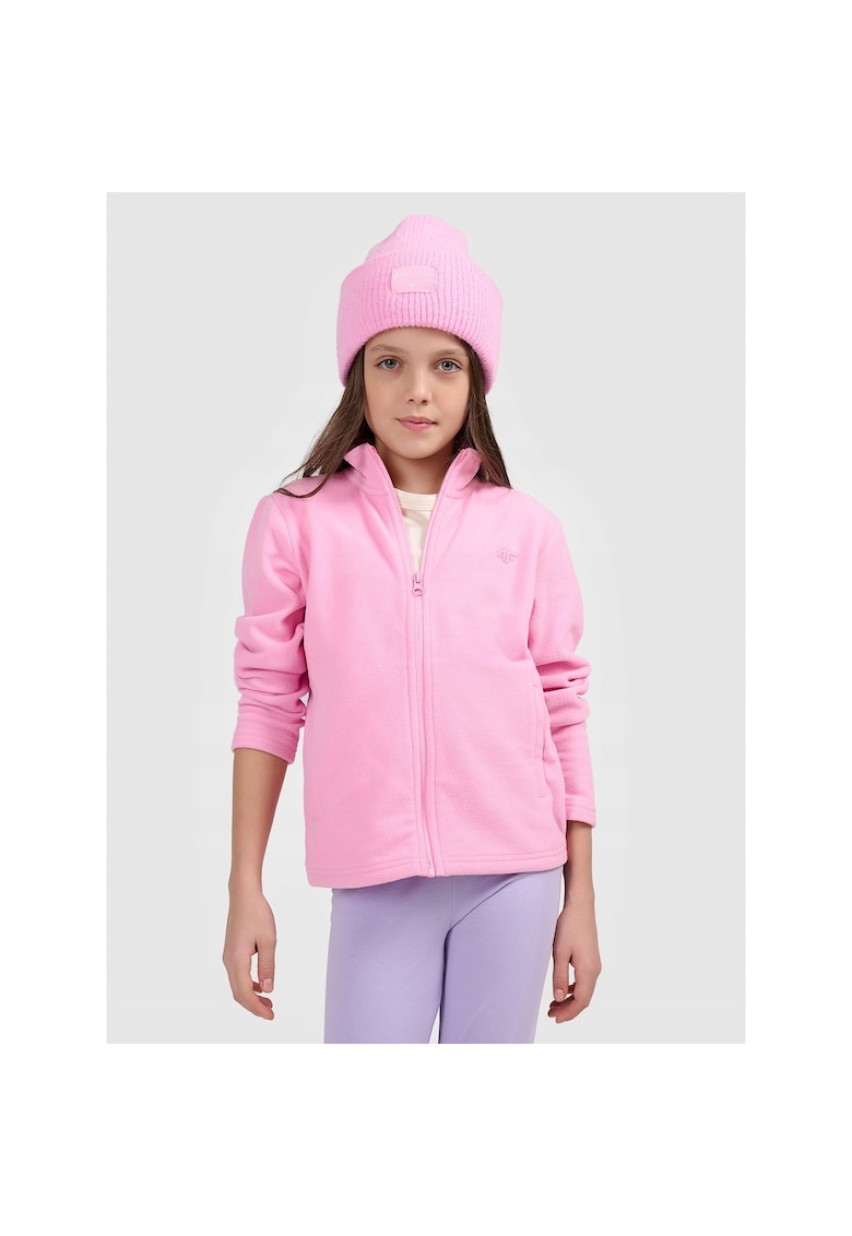 Jacheta fete JRSS26TFLEF507-56S - 4F - Poliester - Roz -