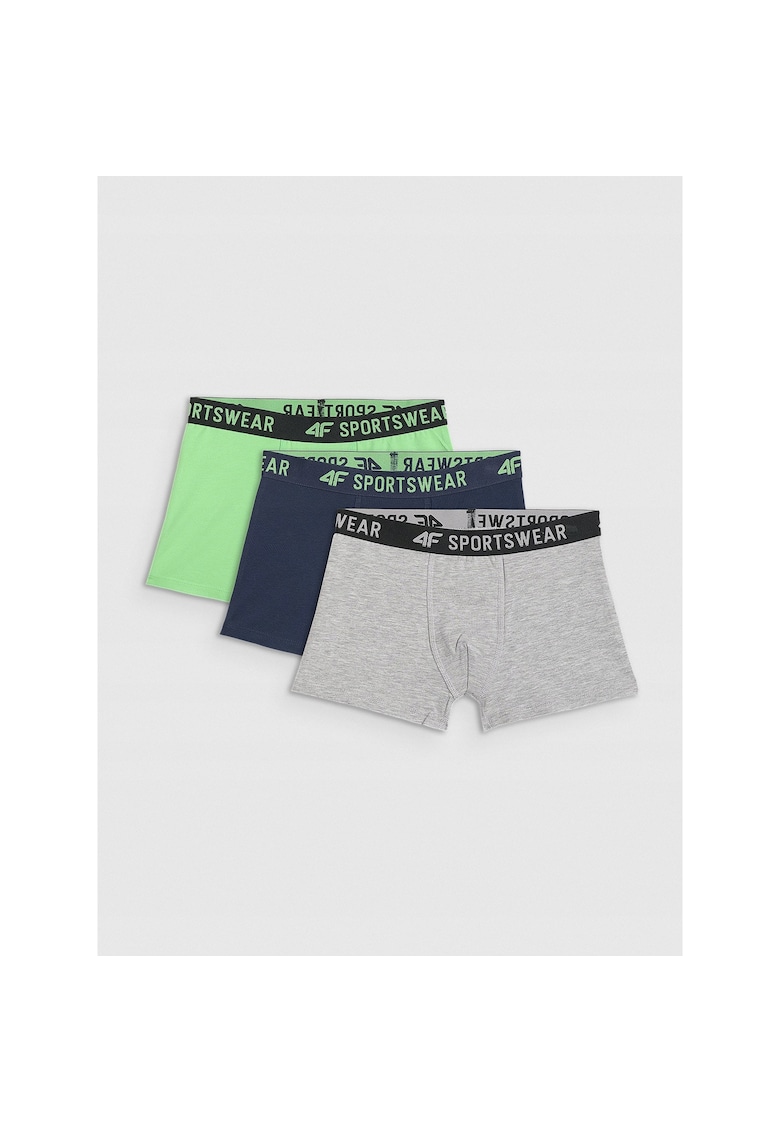 Set 3 boxeri bumbac - multicolor - Multicolor