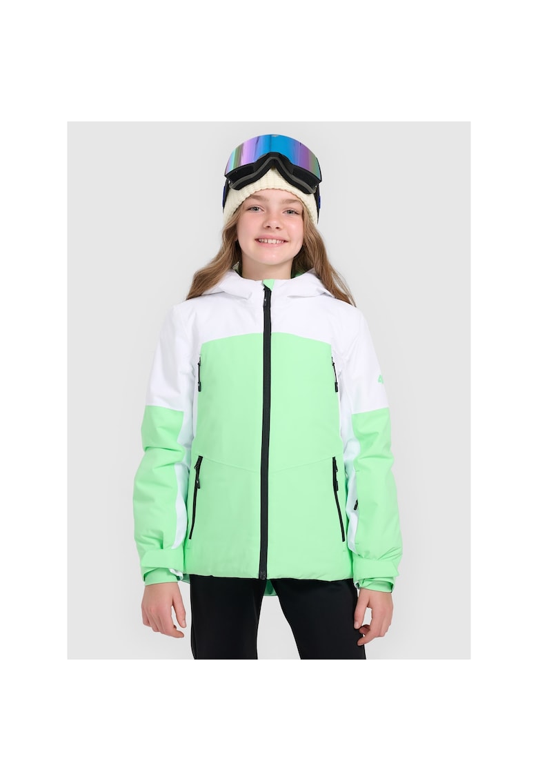 4f Geaca fete JRAW25TTJAF1037-42N - 4F - Poliester - Verde