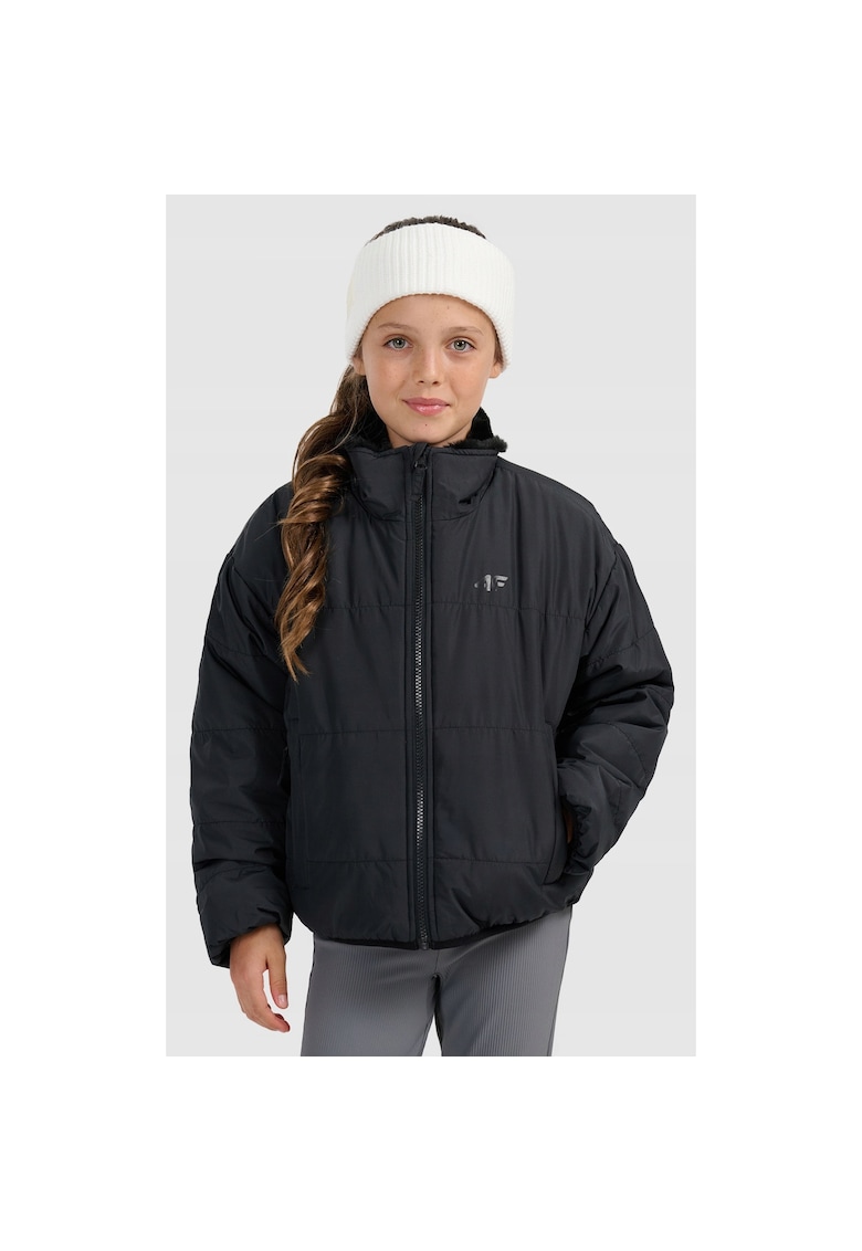 Geaca fete JRAW25TDJAF0787-20S - 4F - Poliester - Negru