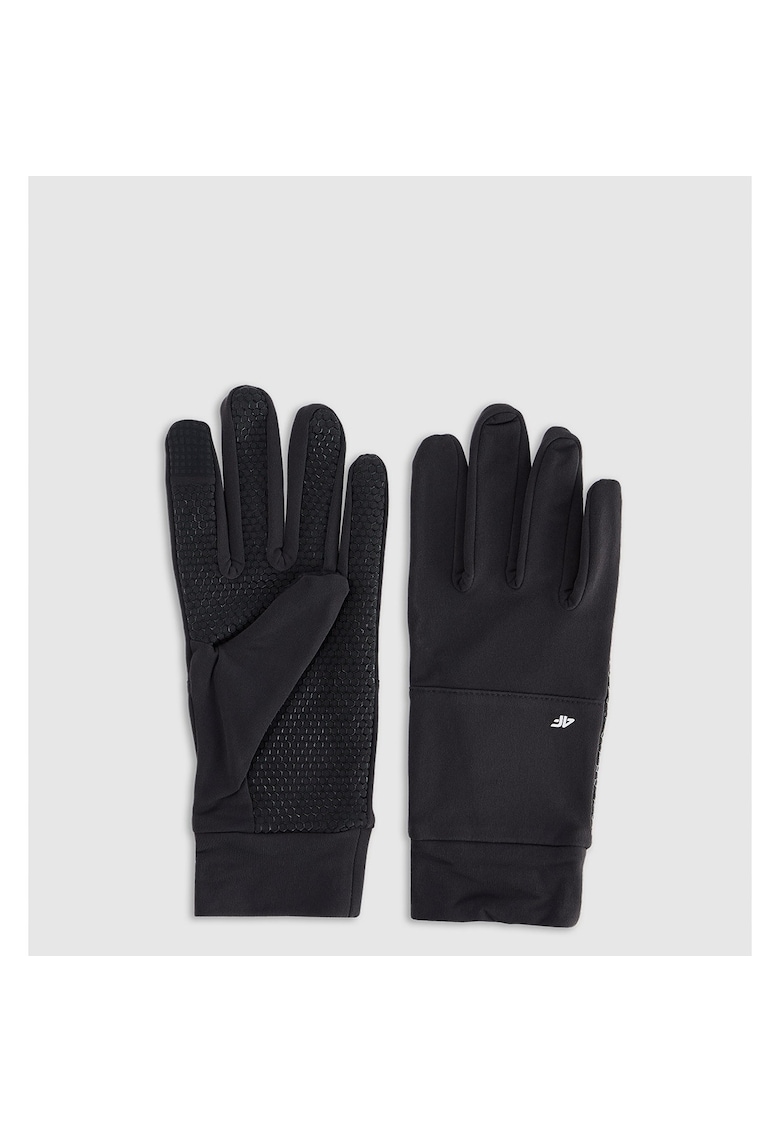 Manusi sport Touch Screen unisex - negre - marimea