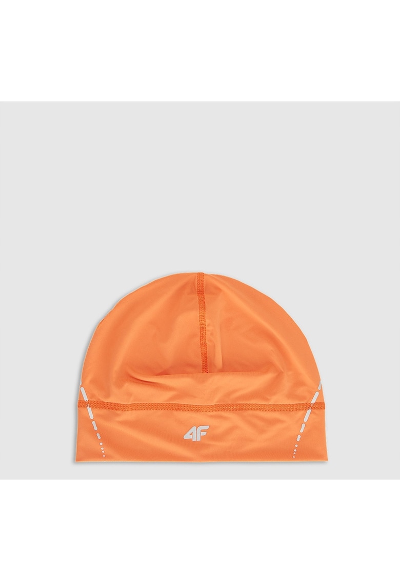 Caciula de alergare unisex portocaliu - L/XL - material sintetic - elemente reflectorizante