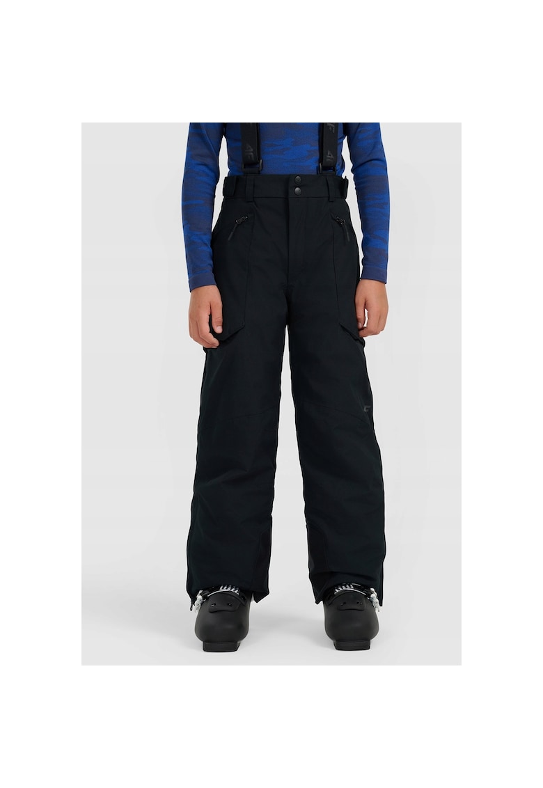 Pantaloni de ski pentru baieti - NeoDry 8000 - impermeabili - negri - poliester -